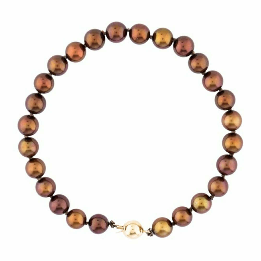 14kt True Brown Pearl Bracelet